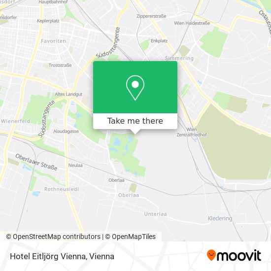 Hotel Eitljörg Vienna map