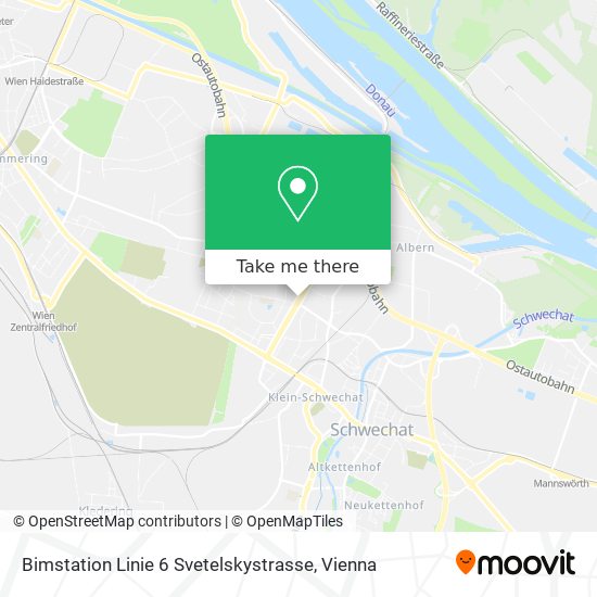 Bimstation Linie 6 Svetelskystrasse map