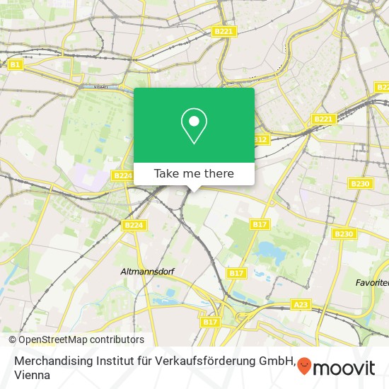 Merchandising Institut für Verkaufsförderung GmbH map