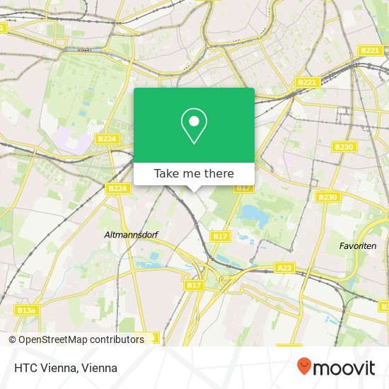 HTC Vienna map