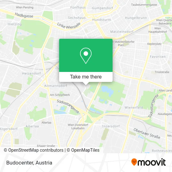 Budocenter map