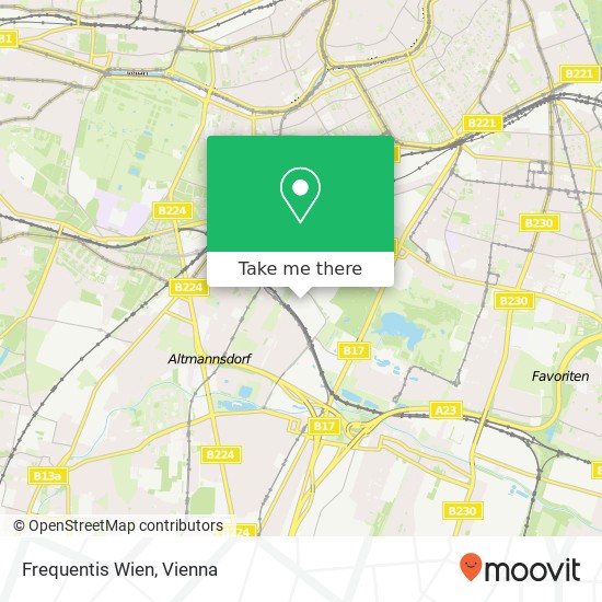 Frequentis Wien map