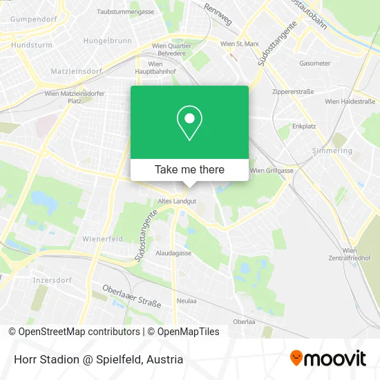 Horr Stadion @ Spielfeld map