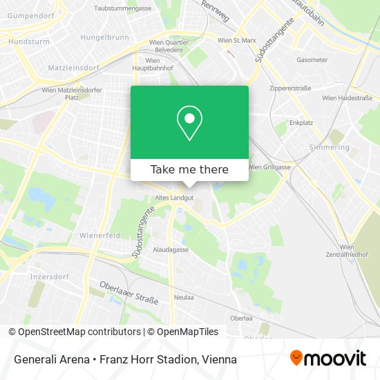 Generali Arena • Franz Horr Stadion map