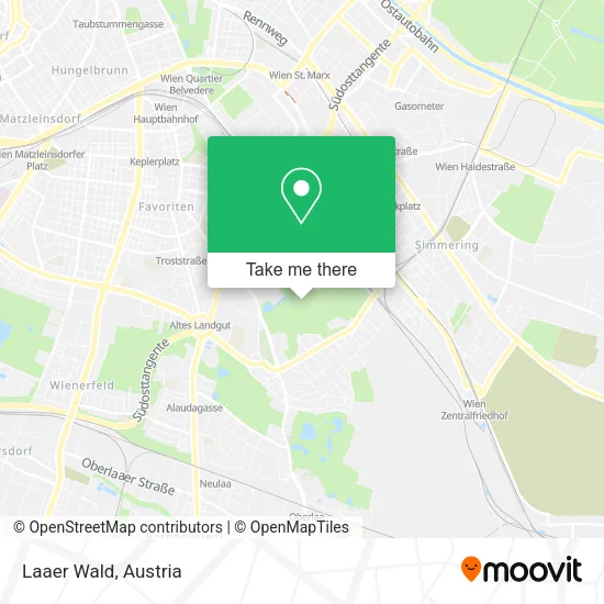 Laaer Wald map