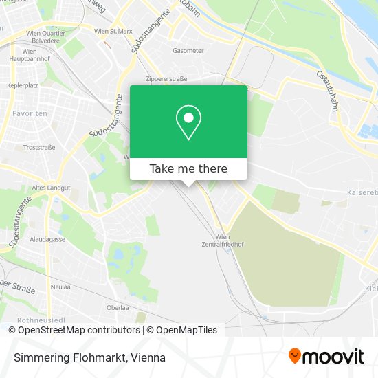Simmering Flohmarkt map