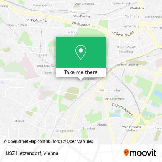 USZ Hetzendorf map