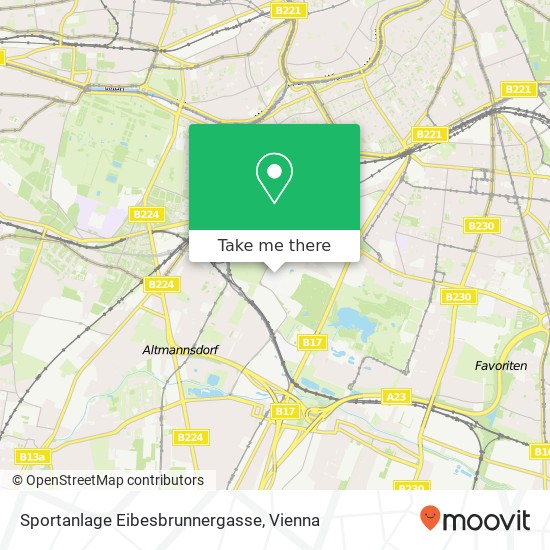 Sportanlage Eibesbrunnergasse map