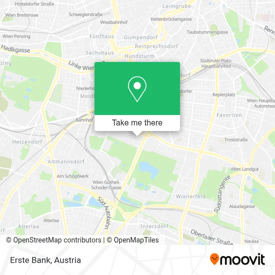 Erste Bank map