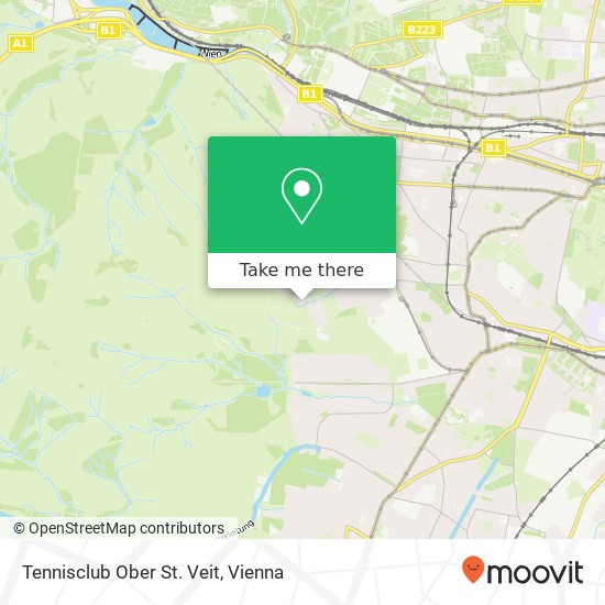 Tennisclub Ober St. Veit map