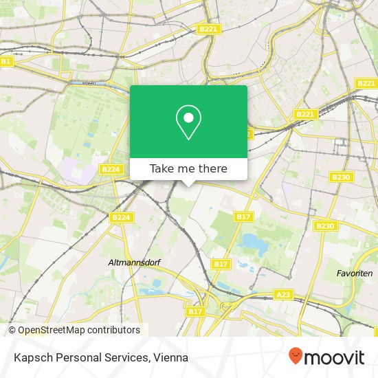 Kapsch Personal Services map