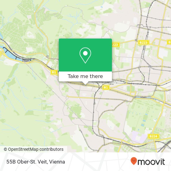 55B Ober-St. Veit map