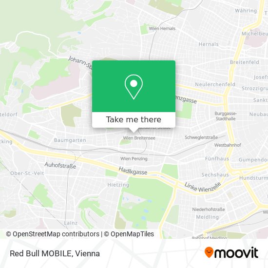 Red Bull MOBILE map