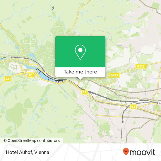 Hotel Auhof map