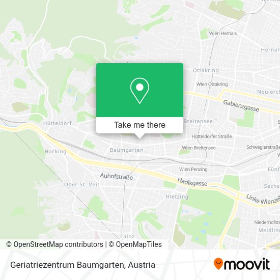 Geriatriezentrum Baumgarten map