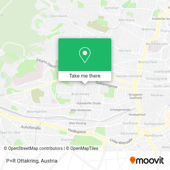P+R Ottakring map