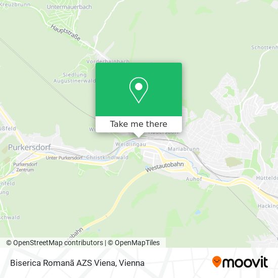 Biserica Romanã AZS Viena map