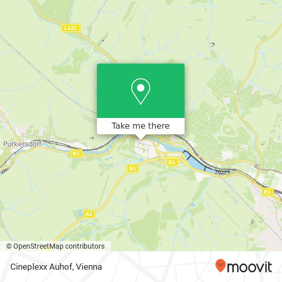 Cineplexx Auhof map