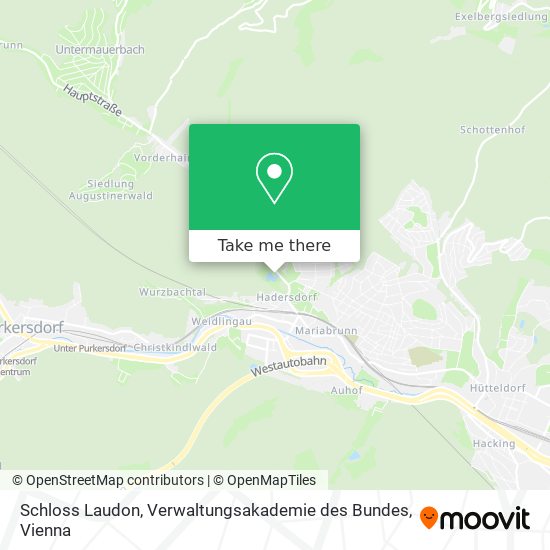 Schloss Laudon, Verwaltungsakademie des Bundes map