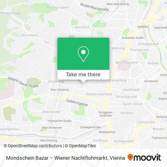 Mondschein Bazar – Wiener Nachtflohmarkt map