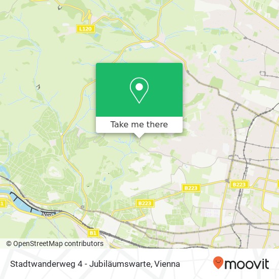 Stadtwanderweg 4 - Jubiläumswarte map