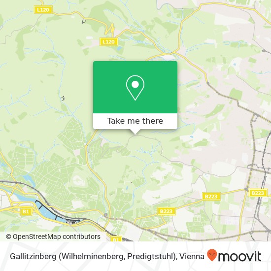 Gallitzinberg (Wilhelminenberg, Predigtstuhl) map