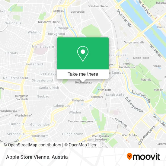 Apple Store Vienna map