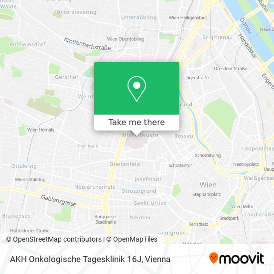 AKH Onkologische Tagesklinik 16J map