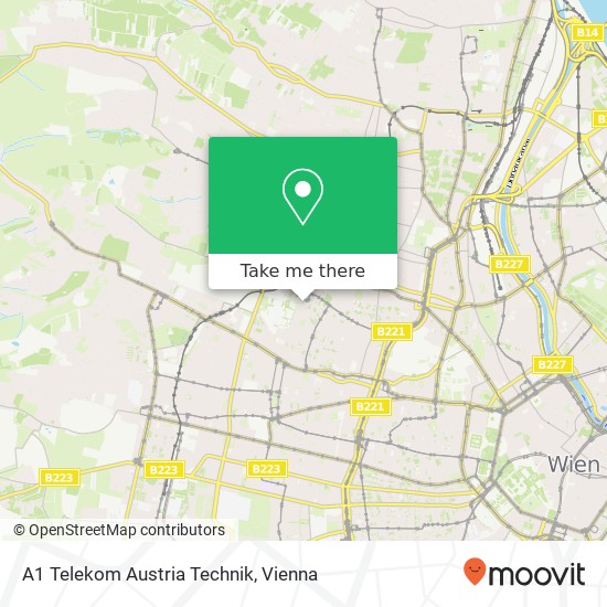 A1 Telekom Austria Technik map