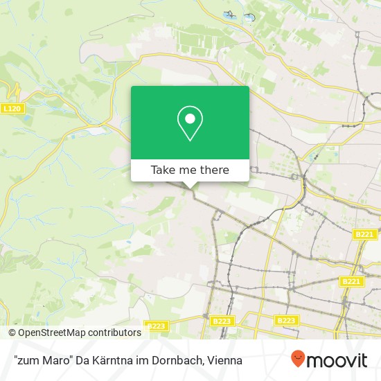 "zum Maro" Da Kärntna im Dornbach map