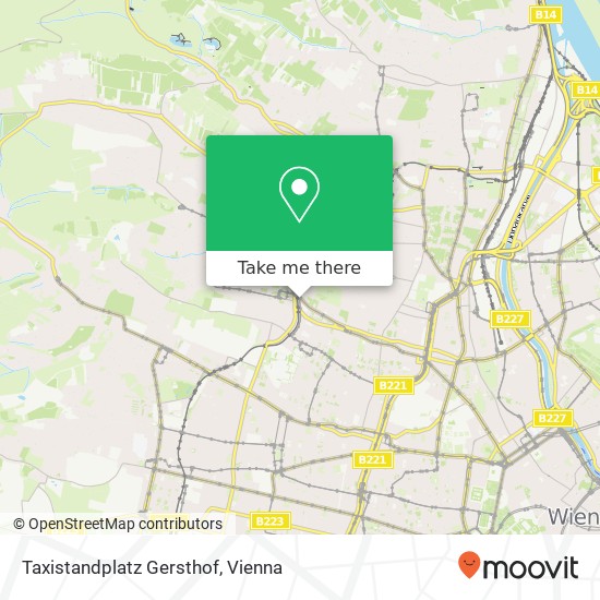 Taxistandplatz Gersthof map