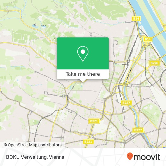 BOKU Verwaltung map