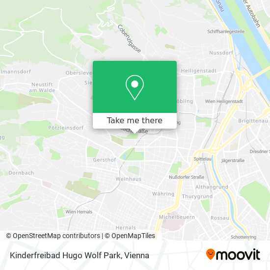 Kinderfreibad Hugo Wolf Park map