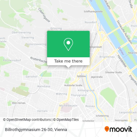 Billrothgymnasium 26-30 map
