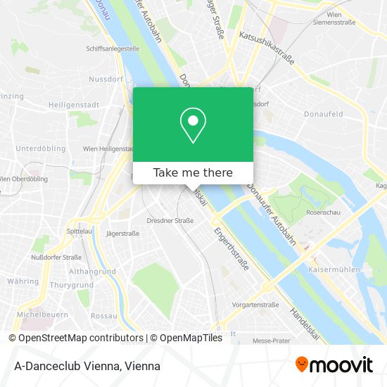 A-Danceclub Vienna map