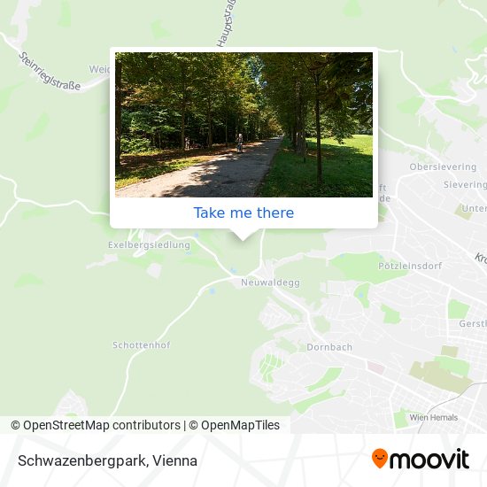 Schwazenbergpark map