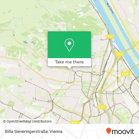 Billa Sieveringerstraße map