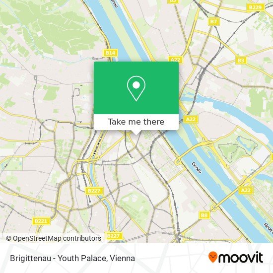 Brigittenau - Youth Palace map