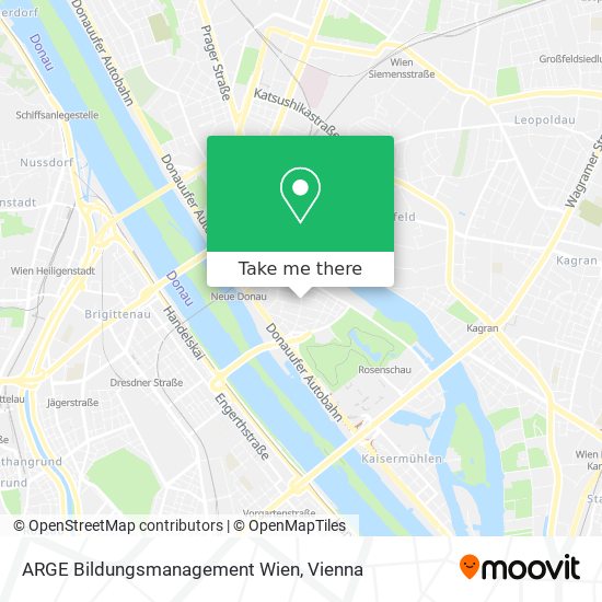 ARGE Bildungsmanagement Wien map