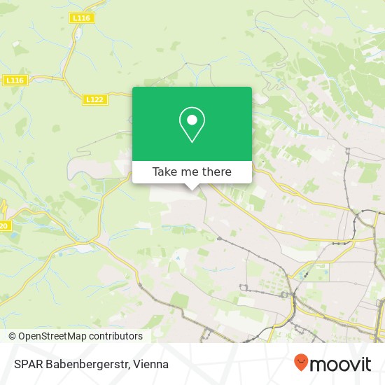 SPAR Babenbergerstr map