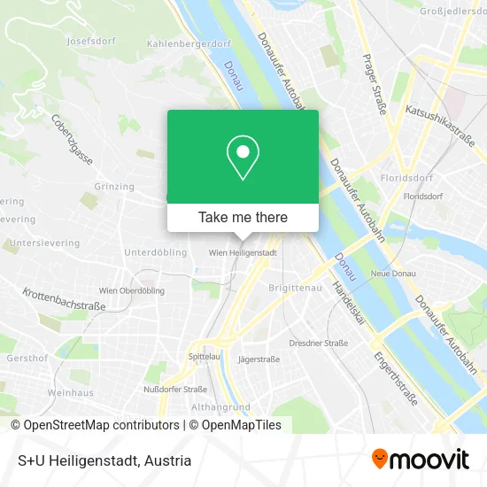S+U Heiligenstadt map