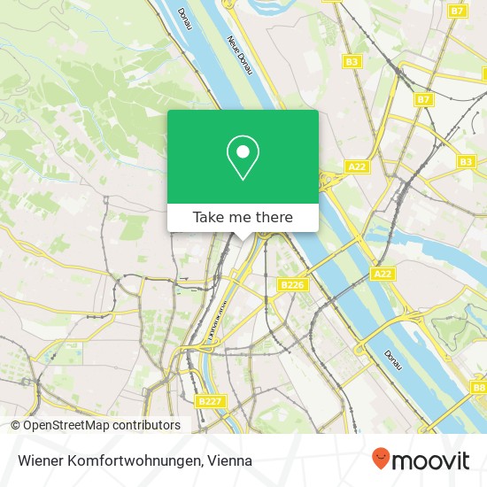 Wiener Komfortwohnungen map