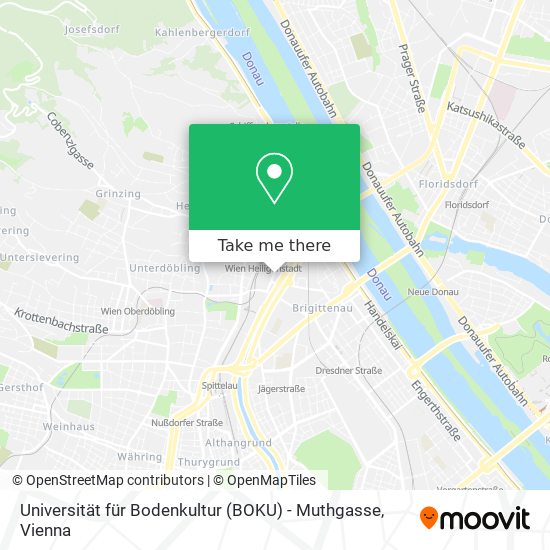 Universität für Bodenkultur (BOKU) - Muthgasse map