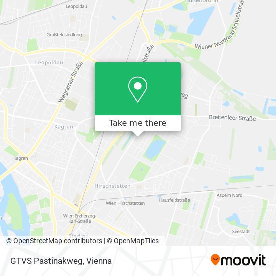 GTVS Pastinakweg map