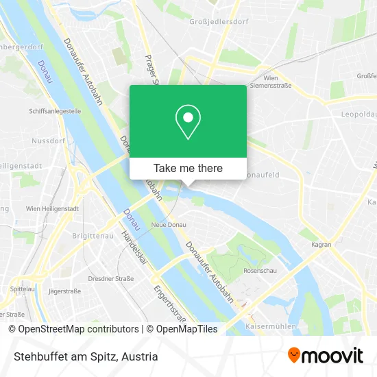 Stehbuffet am Spitz map