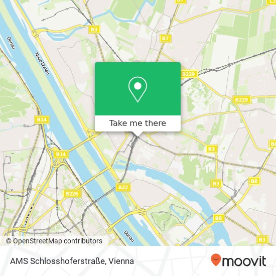 AMS Schlosshoferstraße map