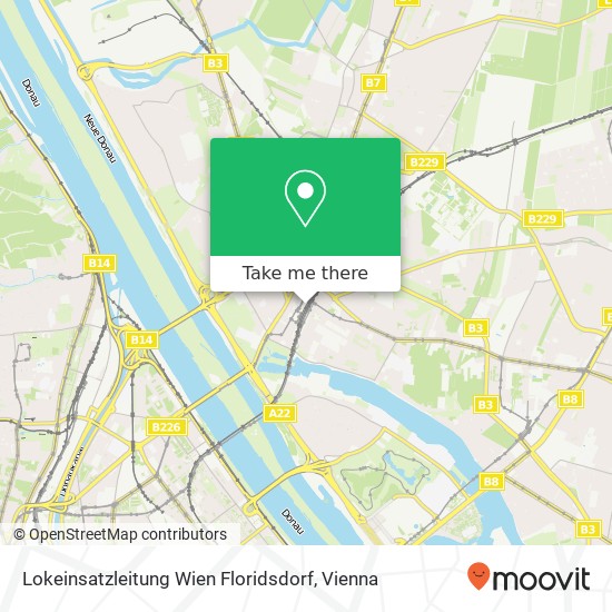 Lokeinsatzleitung Wien Floridsdorf map