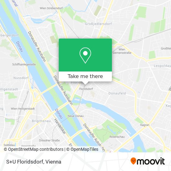 S+U Floridsdorf map
