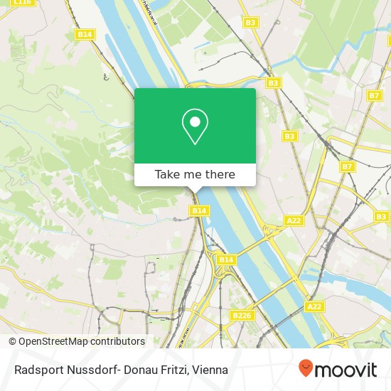 Radsport Nussdorf- Donau Fritzi map