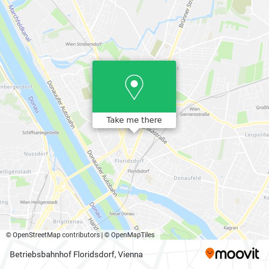 Betriebsbahnhof Floridsdorf map